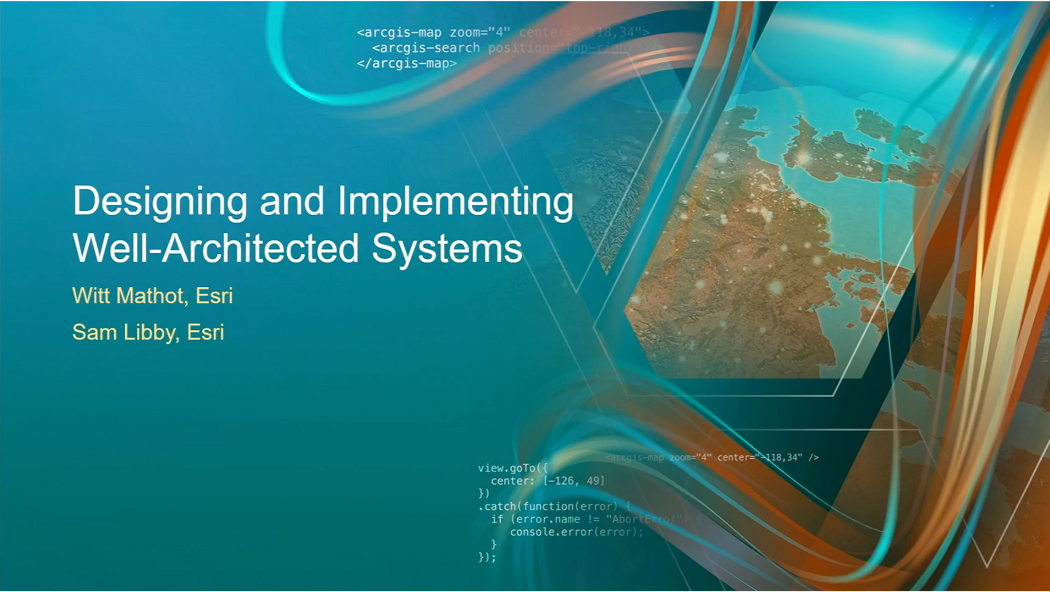 designing and implementing well architected systems