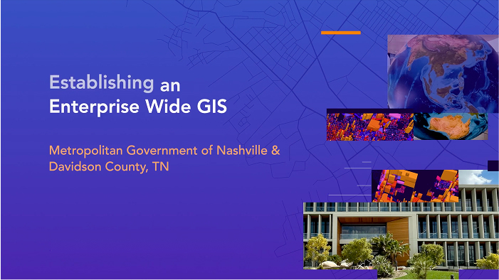 establishing an enterprise wide gis